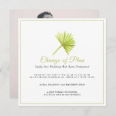 Änderung des Plans für das Hochzeitsereignis Save The Date (Vorne/Hinten)