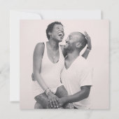 Änderung des Plans für das Hochzeitsereignis Save The Date (Rückseite)