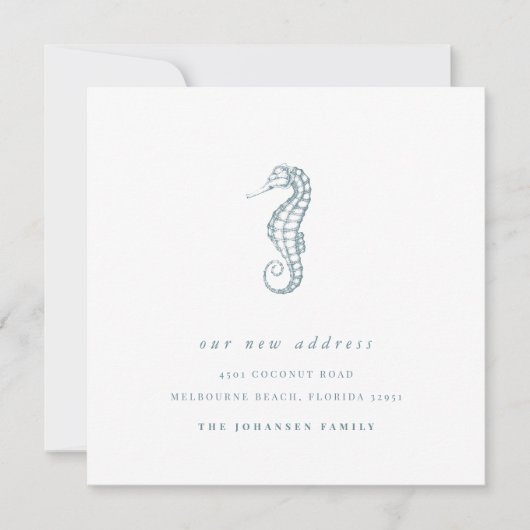 Änderung des Seepferds der Anschrift Ankündigung (Vorderseite)