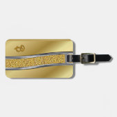 Änderung des ursprünglichen Silbers auf dem Gold C Gepäckanhänger (Vorderseite horizontal)