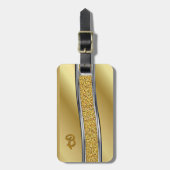 Änderung des ursprünglichen Silbers auf dem Gold C Gepäckanhänger (Vorderseite vertikal)