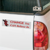Änderung, die Sie herein glauben KÖNNEN Autoaufkleber (Auf Lkw)