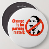 ÄNDERUNG FÜR PARKMETER / ANTI-OBAMA-T - SHIRT BUTTON (Vorne & Hinten)