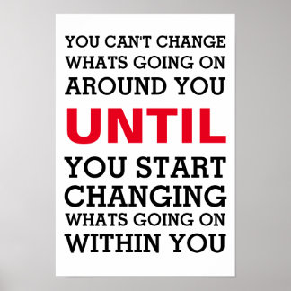 Änderung innerhalb poster