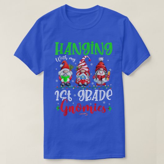 Änderung mit meinem 1. Grade Gnomies Xmas Lights G T-Shirt (Design vorne)