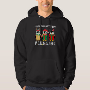 Änderung mit meinen Pinguinen Weihnachtspenguinen  Hoodie