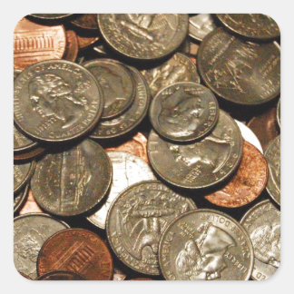 Änderung Quadratischer Aufkleber