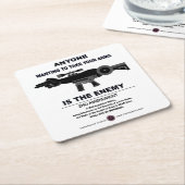 Änderung Rechteckiger Pappuntersetzer (angewinkelt)