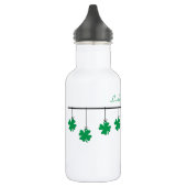 Änderung von Kleeblättern - Personalisiert Edelstahlflasche (Links)