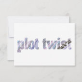 Änderung von Plänen Aufschiebt Chic Moderne Hochze Save The Date (Vorderseite)