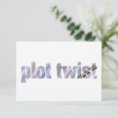 Änderung von Plänen Aufschiebt Chic Moderne Hochze Save The Date (Stehend Vorderseite)