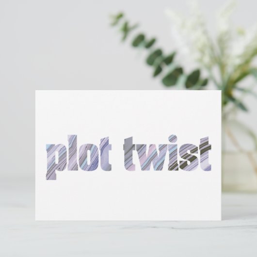 Änderung von Plänen Aufschiebt Chic Moderne Hochze Save The Date (Stehend Vorderseite)