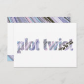 Änderung von Plänen Aufschiebt Chic Moderne Hochze Save The Date (Vorne/Hinten)