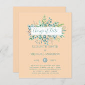 Änderung von Plänen Datum Grüne Eukalyptus Ereigni (Vorne/Hinten)