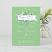 Änderung von Plänen Datum Grüne Eukalyptus Ereigni (Stehend Vorderseite)