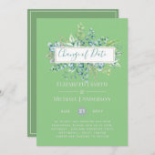 Änderung von Plänen Datum Grüne Eukalyptus Ereigni (Vorne/Hinten)