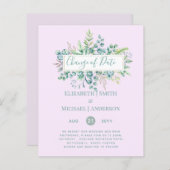 Änderung von Plänen Datum Grüne Eukalyptus Ereigni (Vorne/Hinten)