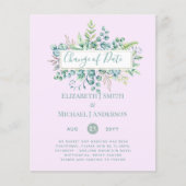 Änderung von Plänen Datum Grüne Eukalyptus Ereigni (Vorderseite)