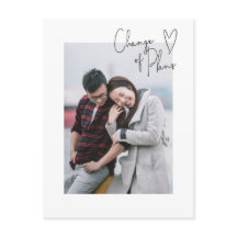 Änderung von Plänen Einfaches Skript-Foto