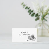 Änderungen beim Schneiden, Seamstress, Schneider Visitenkarte (Stehend Vorderseite)