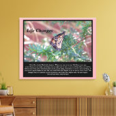 Änderungen des Lebens durch Inspiration Leinwanddruck (Insitu (Wohnzimmer))