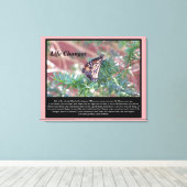 Änderungen des Lebens durch Inspiration Leinwanddruck (Insitu (Holzboden))