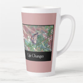 Änderungen des Lebens durch Inspiration Milchtasse