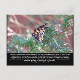 Änderungen des Lebens durch Inspiration Postkarte