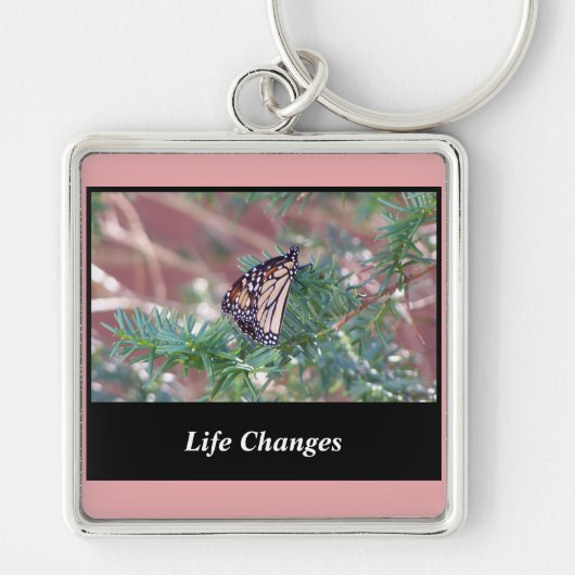 Änderungen des Lebens durch Inspiration Schlüsselanhänger (Vorne)