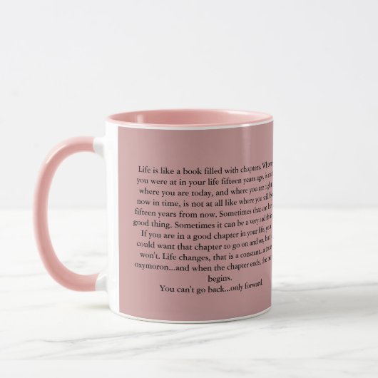 Änderungen des Lebens durch Inspiration Tasse (Links)