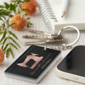 Änderungen des Schneidernähmaschinengeschäfts Schlüsselanhänger (Vorderseite rechts)