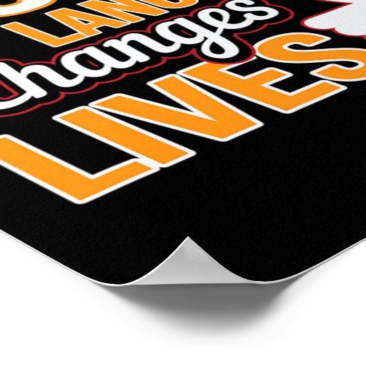 Änderungen in der Gebärdensprache leben ASL Interp Poster (Ecke)