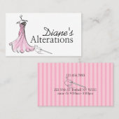 Änderungen, Schneiden, Seamress, Schneider Visitenkarte (Vorne/Hinten)