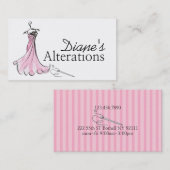 Änderungen, Schneiden, Seamstress, Schneider Visitenkarte (Vorne/Hinten)