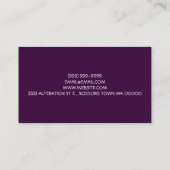 Änderungen Schneiderarbeit Seamstress, Schneider Visitenkarte (Rückseite)