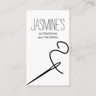 Änderungen und Schneiden Visitenkarte