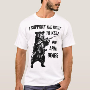 Änderungs-Unterstützung das Recht, Bärn-lustige T-Shirt
