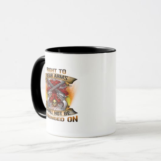 Änderungsantrag 11oz Keramik Kaffee Tasse (Vorderseite Links)