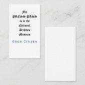 Änderungsantrag Audit - Mein Pressepass Visitenkarte (Vorne/Hinten)