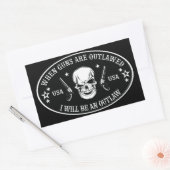 Änderungsantrag Rechteckiger Aufkleber (Umschlag)