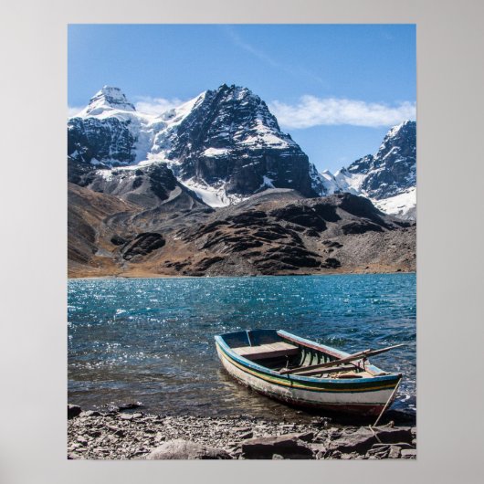 Andes Bergsee-Zauber im Val Piora Poster (Vorne)