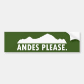 Andes bitte autoaufkleber (Vorne)