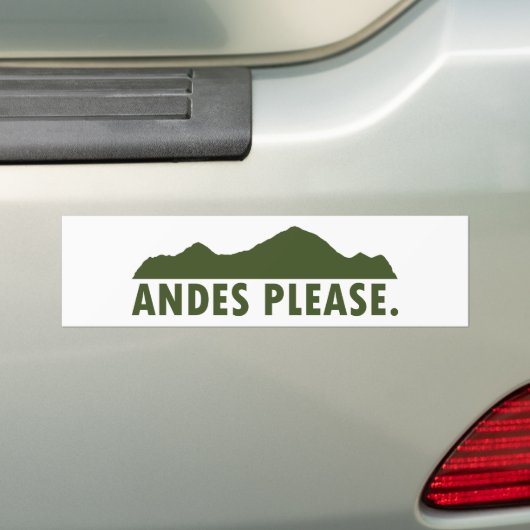 Andes bitte autoaufkleber (Auf Auto)