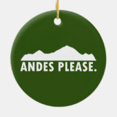 Andes bitte keramik ornament (Hinten)