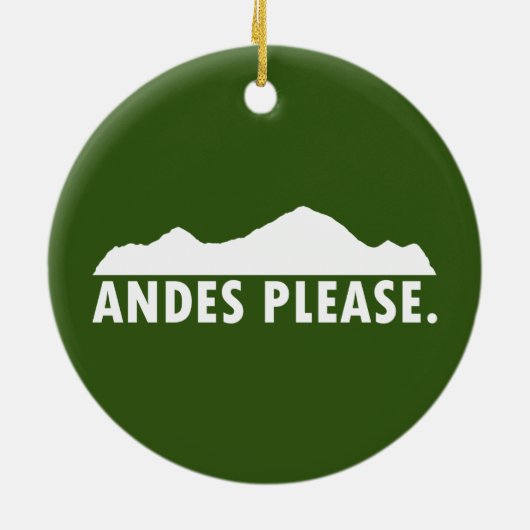Andes bitte keramik ornament (Hinten)