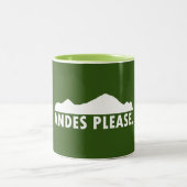 Andes bitte zweifarbige tasse (Mittel)