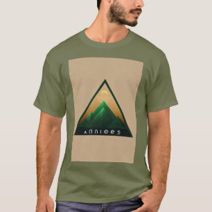 "Andes Mons Mountain Trio: Geometrisches Minimalis T-Shirt