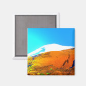 Andes Mountain View #2 Magnet (Vorderseite/Rückseite)