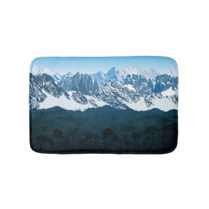 Andes Rainforest: Vintager Dschungel Nahtlos Badematte