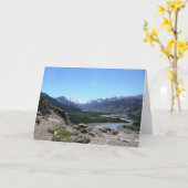 Andes Range, Patagonia Karte (Gelbe Blume)